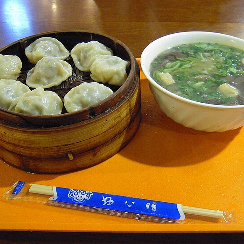 Duck-blood & vermicelli soup
